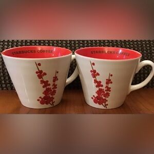 Starbucks Cherry Blossom 2008 Mug Set